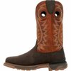 Rocky Carbon 6 Western Boot, BROWN, W, Size 9 RKW0415